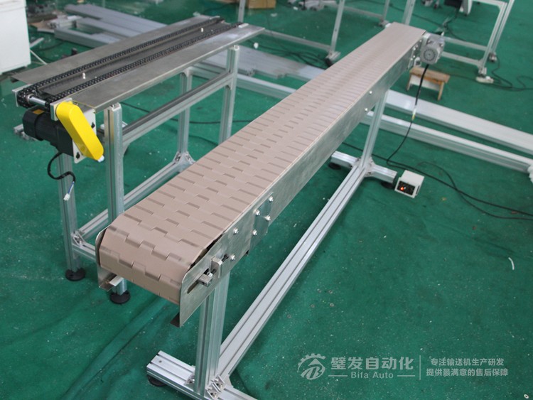 直角電機不銹鋼側板型材支架塑料鏈板線
